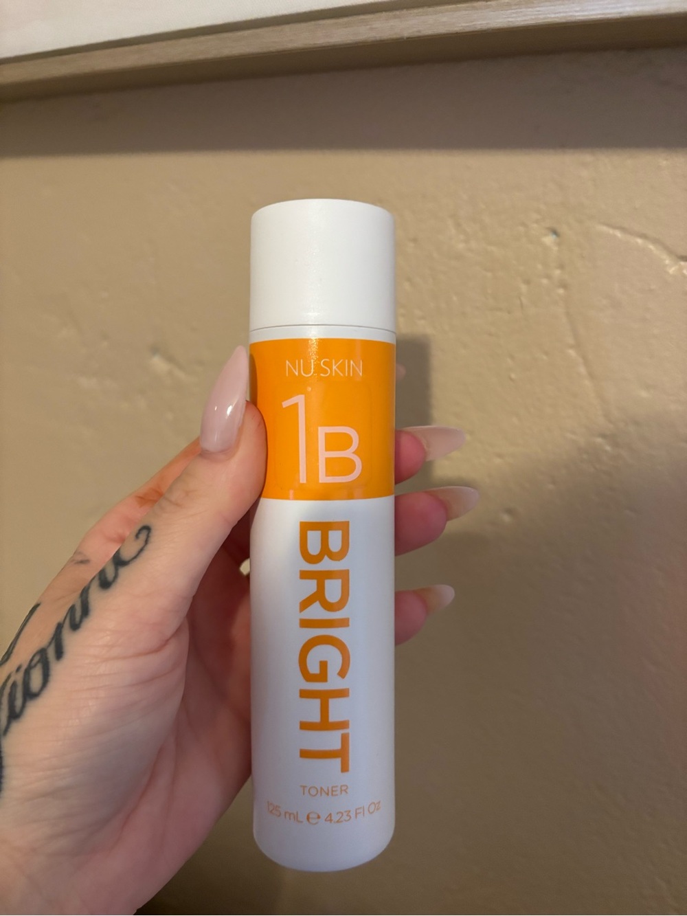 Nu Skin Bright 1B Toner — White & Orange | Radiance-Boosting Facial Toner